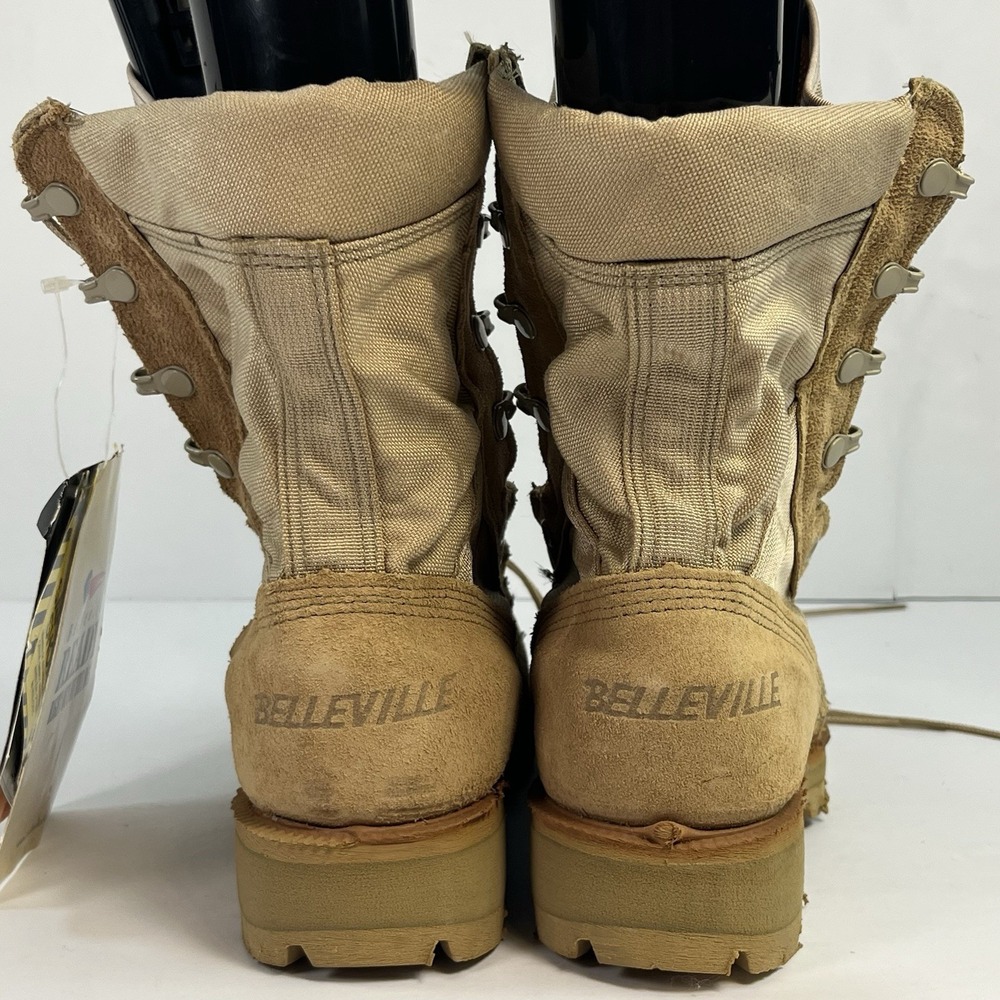 NEW Belleville 220 DES ST Hot Weather Tan Steel Toe Boots Mens Size 6 Regular - Picture 3 of 5